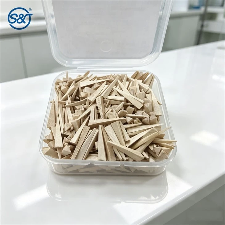 Dental Triangular Wooden Wedges 500 Pcs/box factory